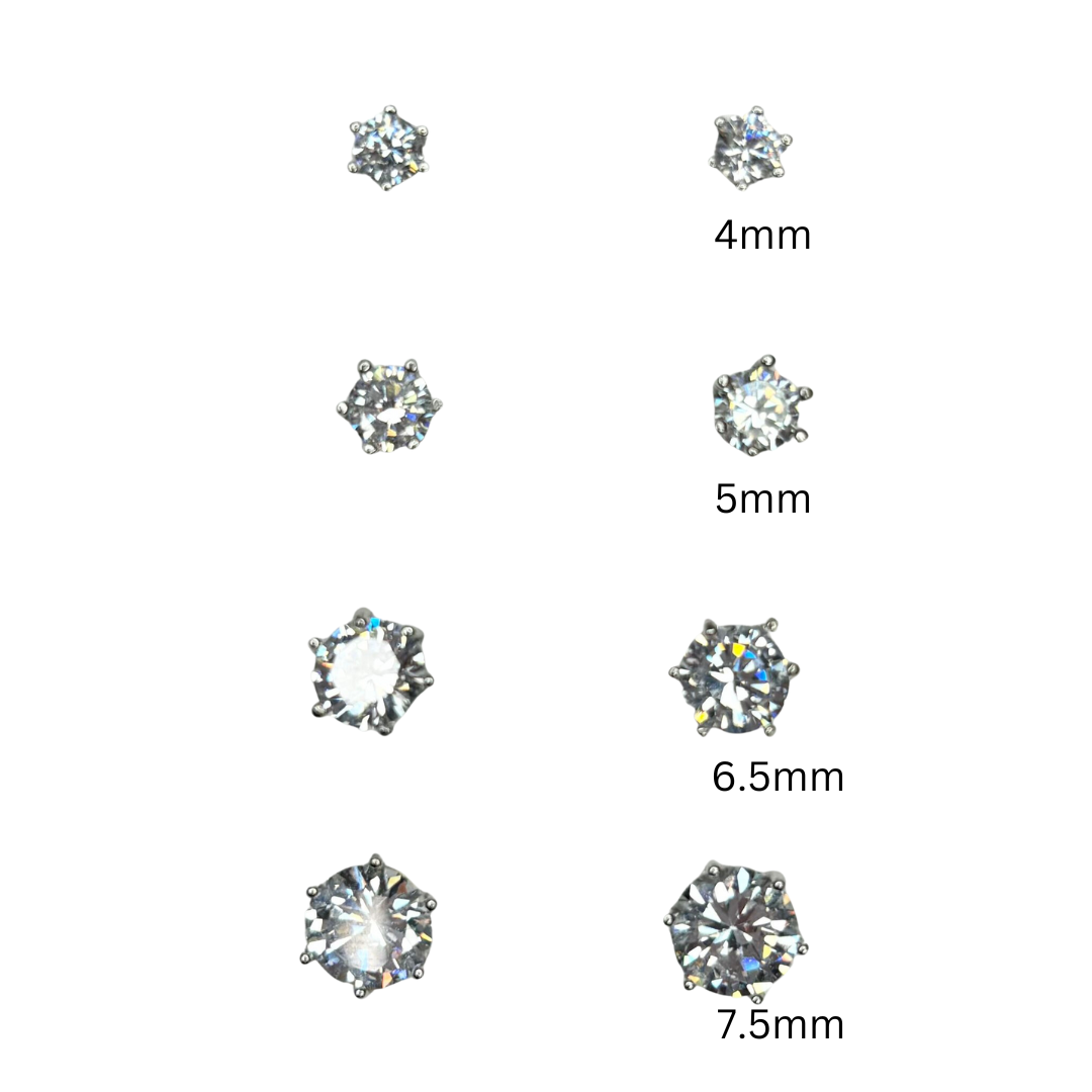 <transcy>Solitaire Stud Earrings</transcy>