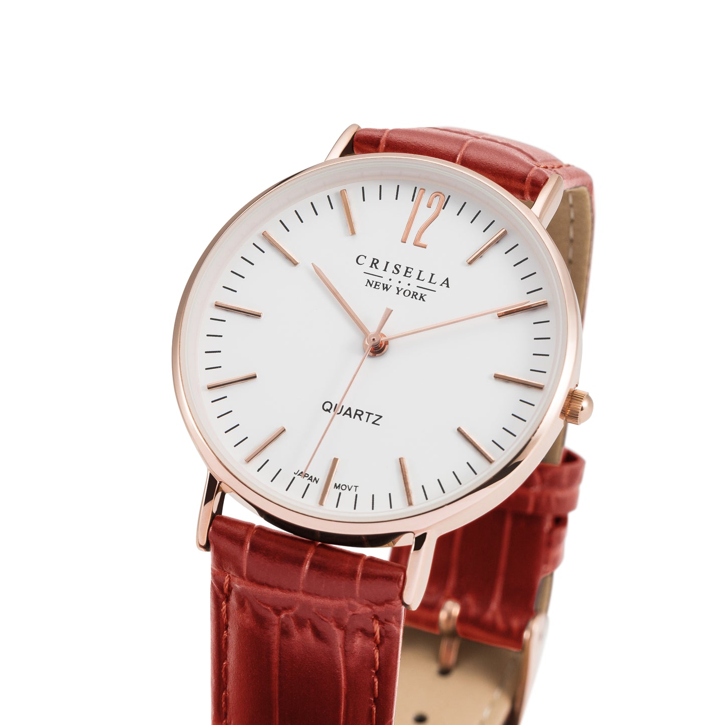 <transcy>Minimalistic Big Dial Strap Watch</transcy>