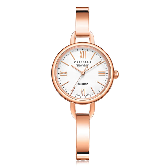 時尚手鐲式石英手錶