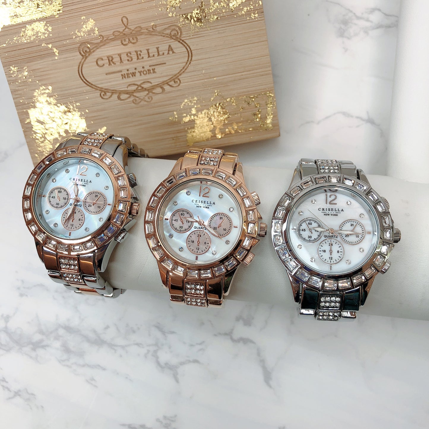 <transcy>Luxury Bling Crystal Metal Watch</transcy>