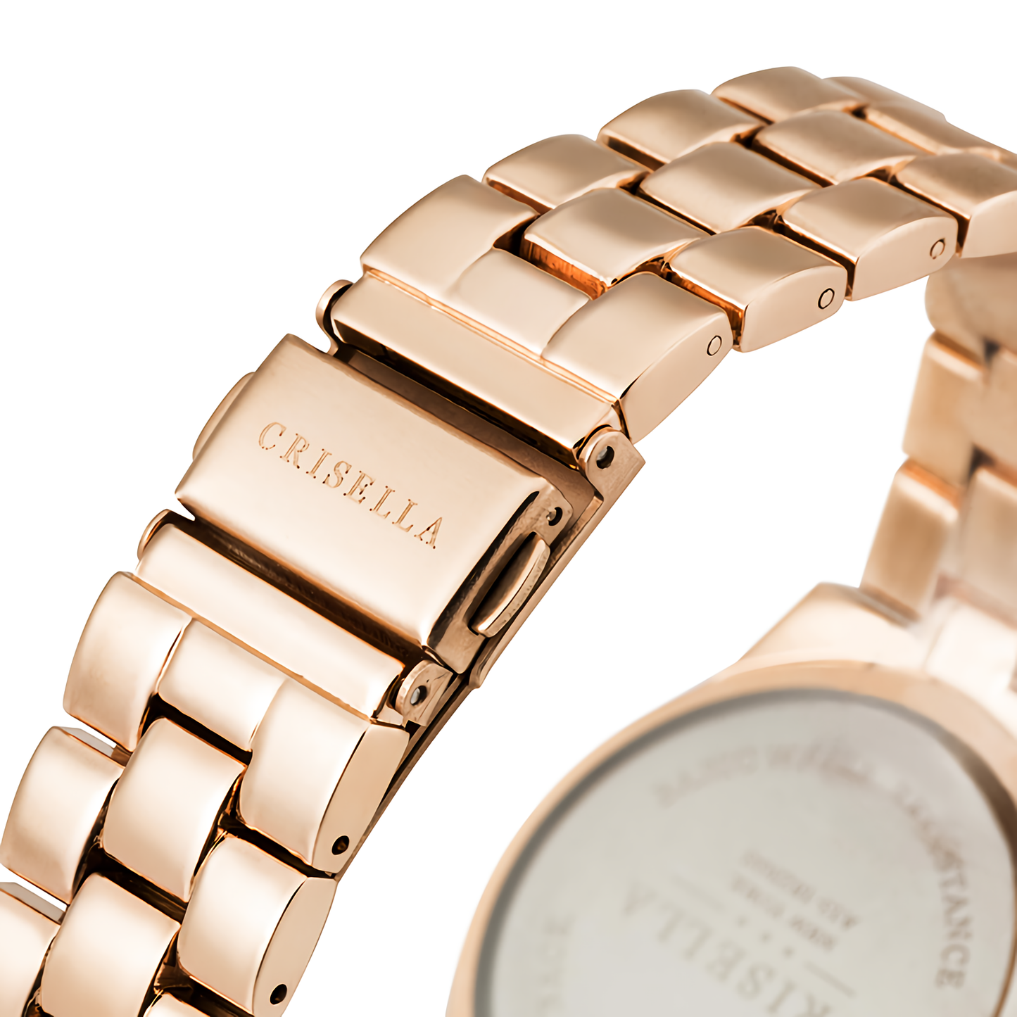 優雅閃爍鋯石金屬石英手錶配閃爍手鏈手鐲套裝