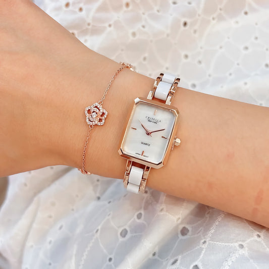 輕奢雅緻小香風石英女手錶