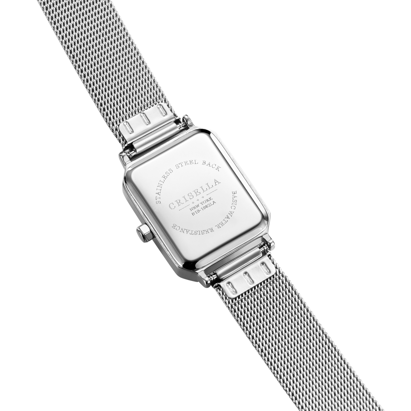 簡約鋼織帶石英手錶