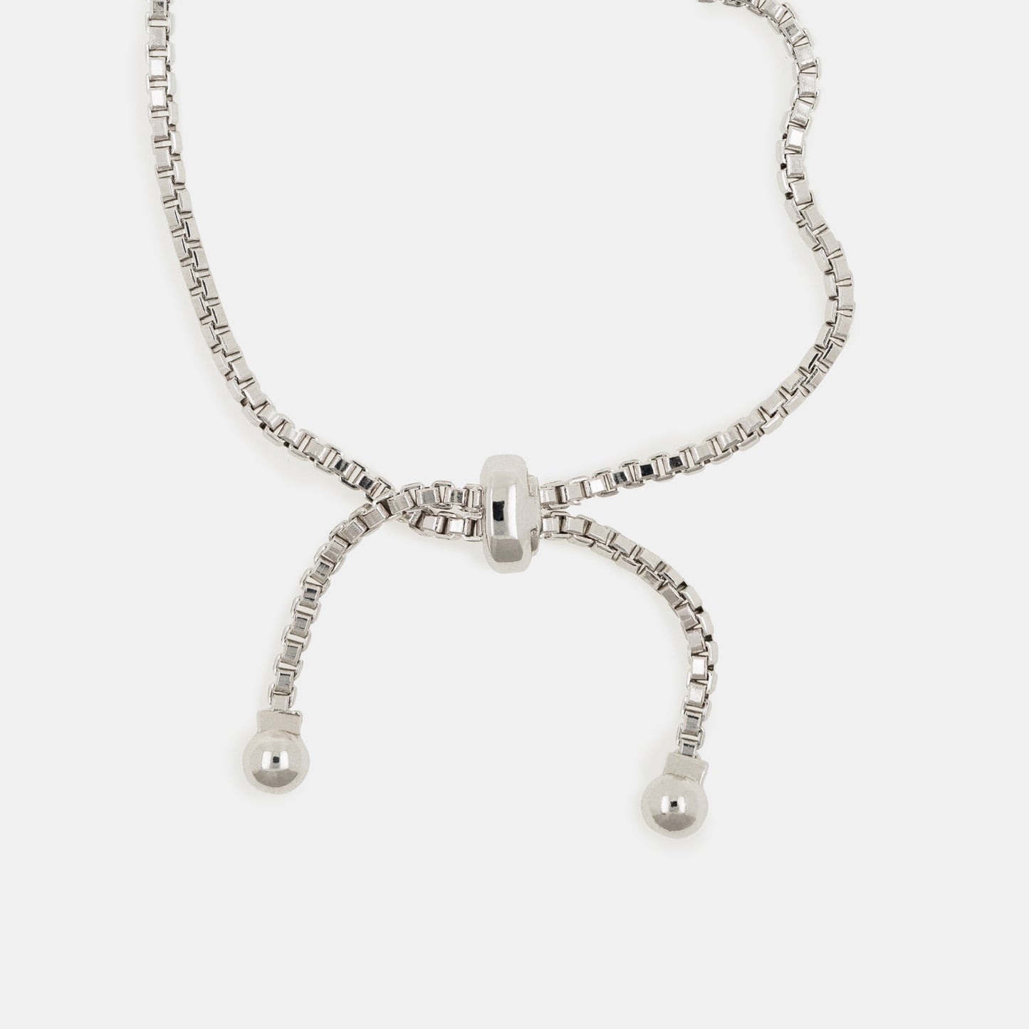 復古圓鑲鋯石滑扣手鏈