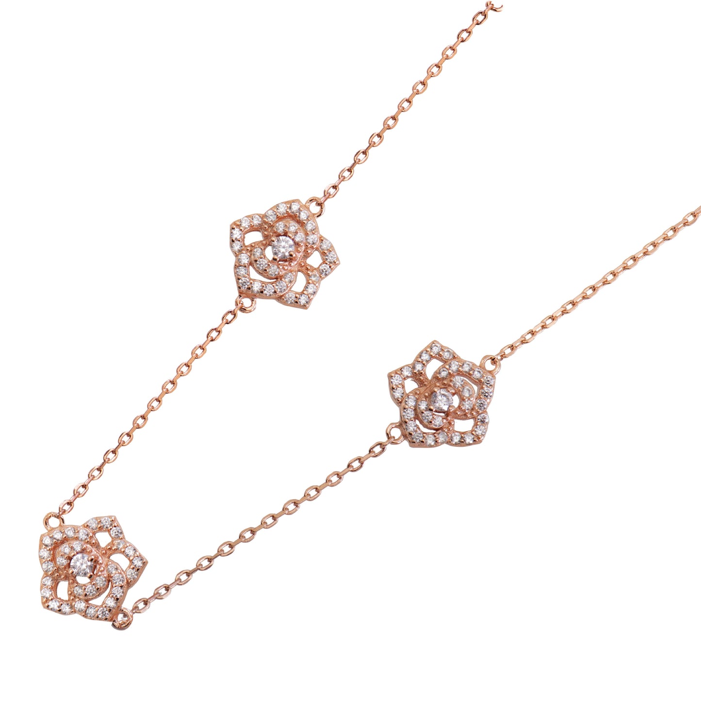 <transcy>Three Roses Bracelet</transcy>