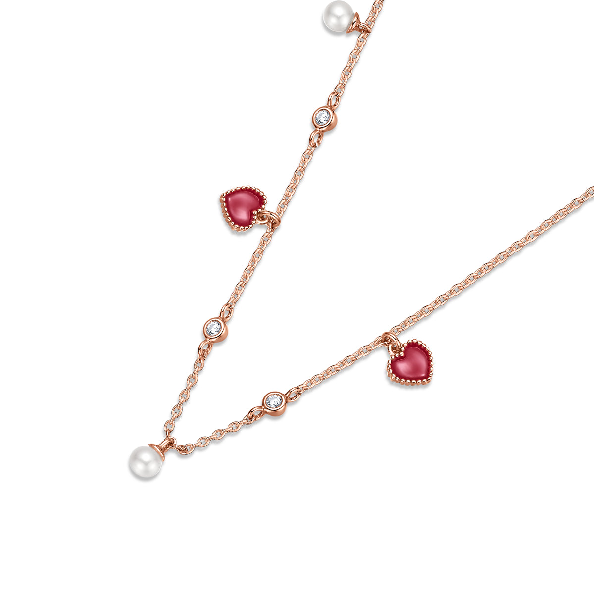 <transcy>Elegant Ceramic Watch with T-Bone Crystal Bangle Set</transcy>