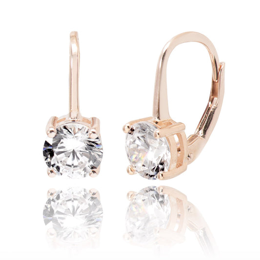 99元加購首飾輕奢鋯石鑲嵌U型耳環