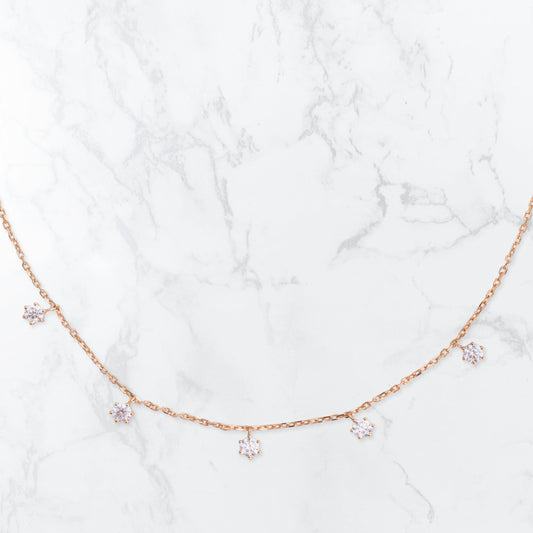 滿天星閃爍純銀頸鏈