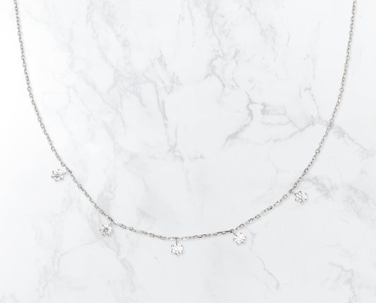 滿天星閃爍純銀頸鏈