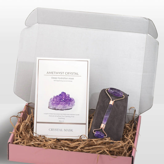 自選600秒水晶急救面膜配自選天然水晶按摩捧套裝