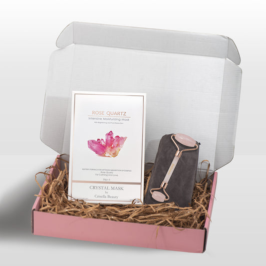 自選600秒水晶急救面膜配自選天然水晶按摩捧套裝