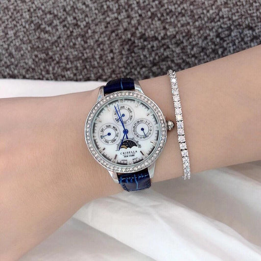 經典風格爪鑲滑扣手鍊