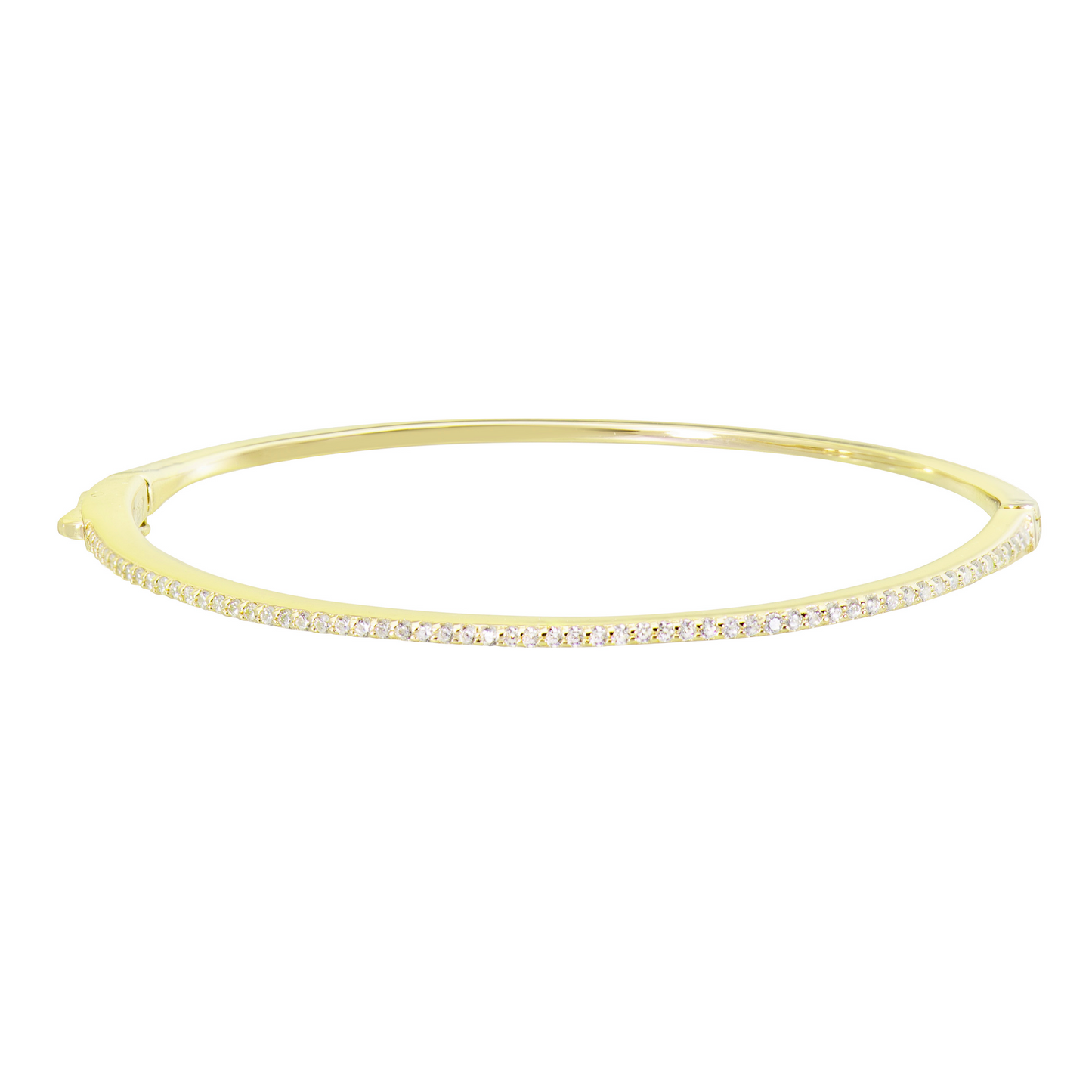 純銀圓鑽纖幼身手鐲