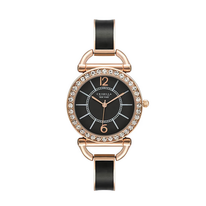 <transcy>Enamel Bangle Watch</transcy>