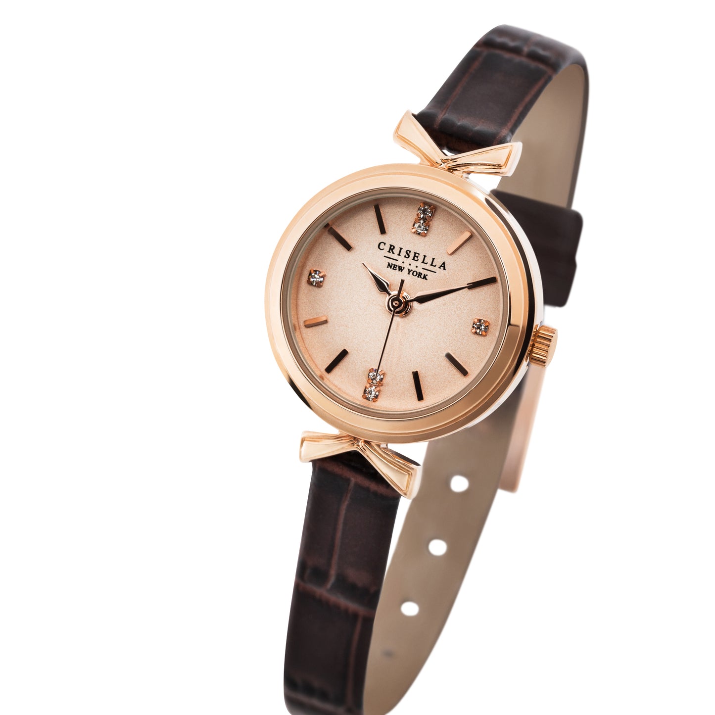 <transcy>Petite Leather Band Watch</transcy>