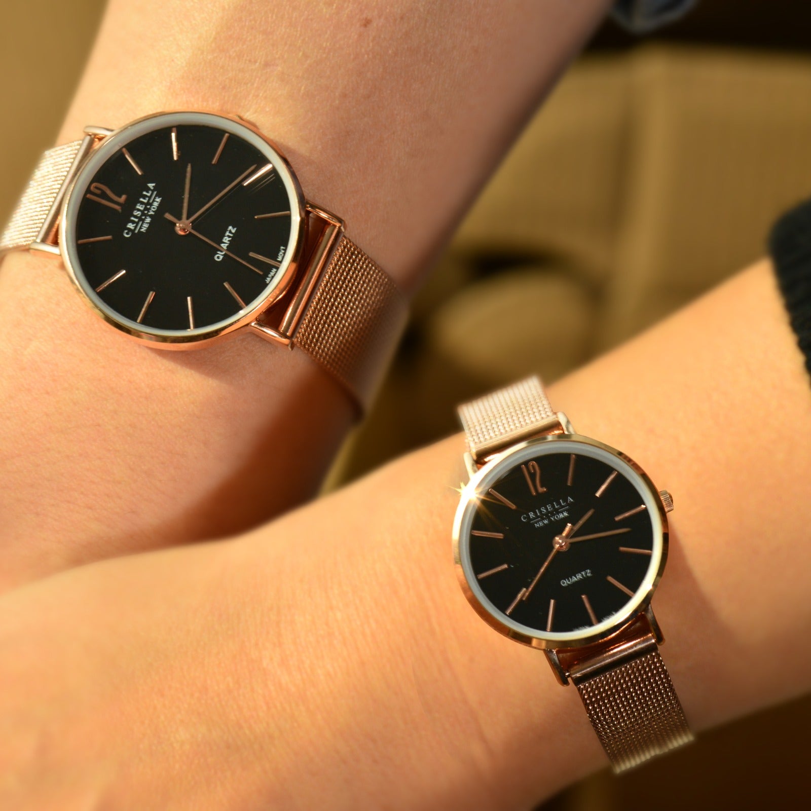 Rose gold hot sale couple watches