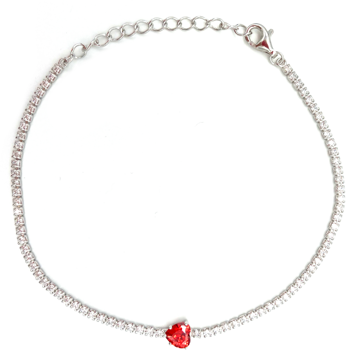 <transcy>Crystal Heart Bracelet</transcy>