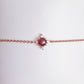 <transcy>Cabochon Sem-Precious Crystal Silver Bracelet</transcy>