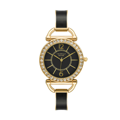 <transcy>Enamel Bangle Watch</transcy>