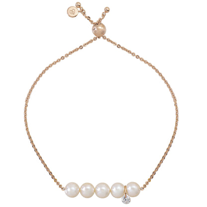 <transcy>Pearl Heart Crystal Bracelet</transcy>
