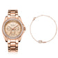<transcy>Sporty Glam Watch with Love Bracelet Set</transcy>