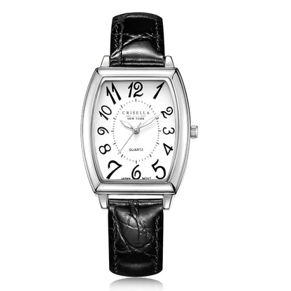 <transcy>Classic Barrel Metal Strap Watch</transcy>